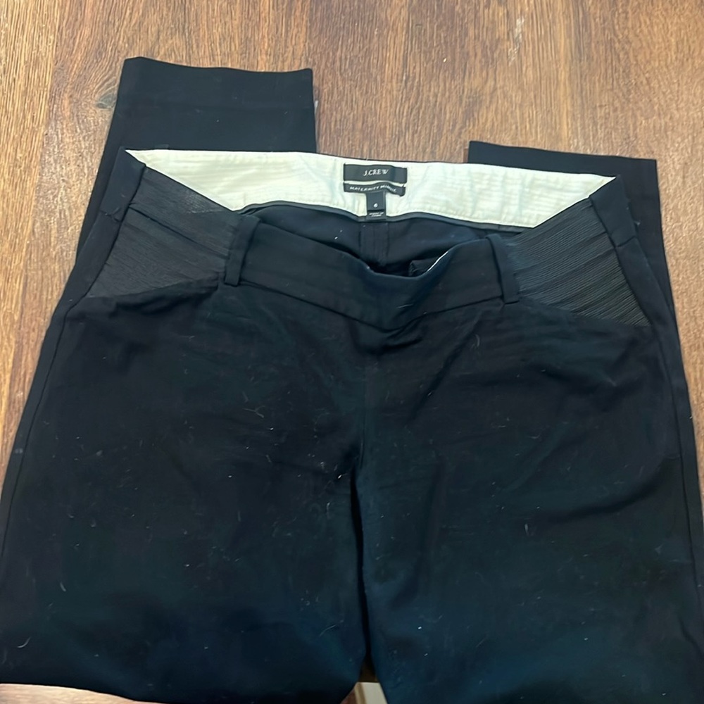 J. Crew maternity Minnie size 6. Black.